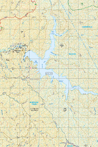 Map 6539 - Spatial Vision's Vicmap Book (South East Edition 8, 2025) - 50K Series Preview 1