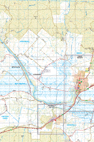 Map 6561 - Spatial Vision's Vicmap Book (South East Edition 8, 2025) - 50K Series Preview 1
