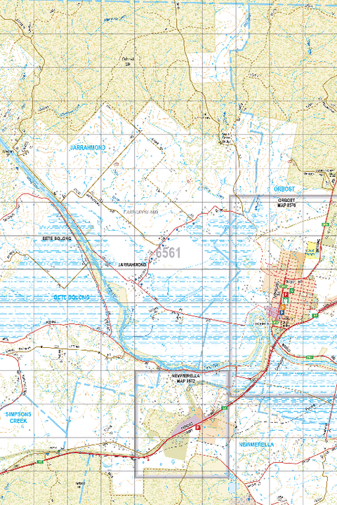 Map 6561 - Spatial Vision's Vicmap Book (South East Edition 8, 2025) - 50K Series Preview 1