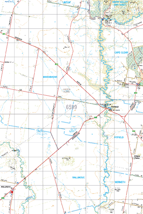 Map 6599 - Spatial Vision's Vicmap Book (South West Edition 8, 2025 Update) - 50K Series Preview 1