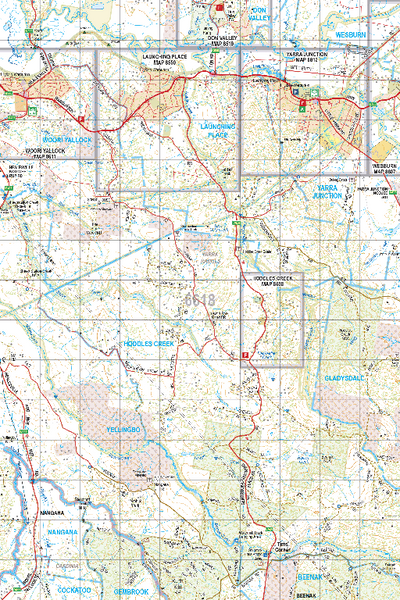 Map 6618 - Spatial Vision's Vicmap Book (South East Edition 8, 2025) - 50K Series Preview 1