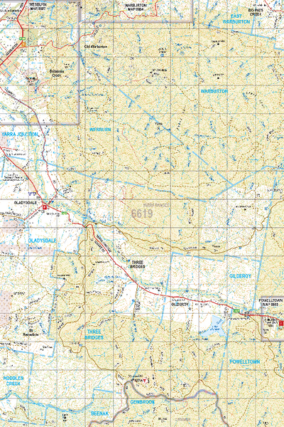 Map 6619 - Spatial Vision's Vicmap Book (South East Edition 8, 2025) - 50K Series Preview 1