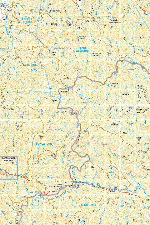 Map 6620 - Spatial Vision's Vicmap Book (South East Edition 8, 2025) - 50K Series Preview 1