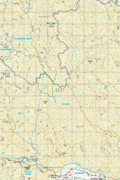 Map 6621 - Spatial Vision's Vicmap Book (South East Edition 8, 2025) - 50K Series Preview 1