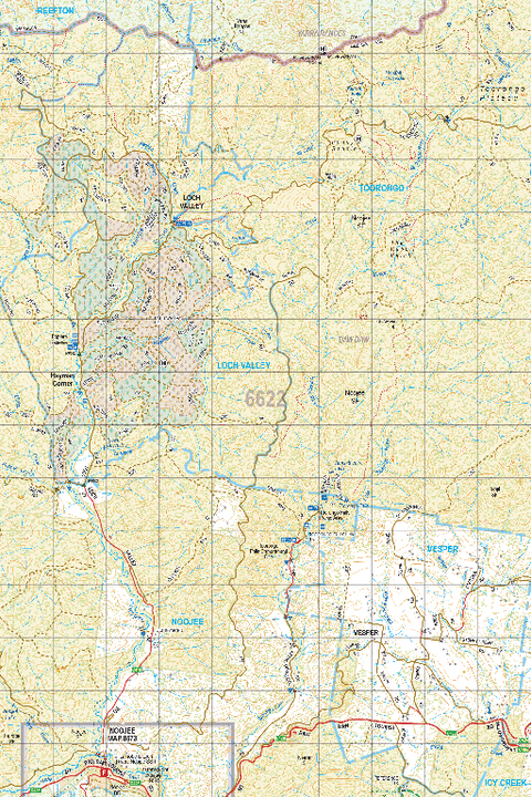Map 6622 - Spatial Vision's Vicmap Book (South East Edition 8, 2025) - 50K Series Preview 1