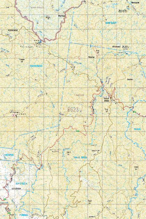 Map 6623 - Spatial Vision's Vicmap Book (South East Edition 8, 2025) - 50K Series Preview 1