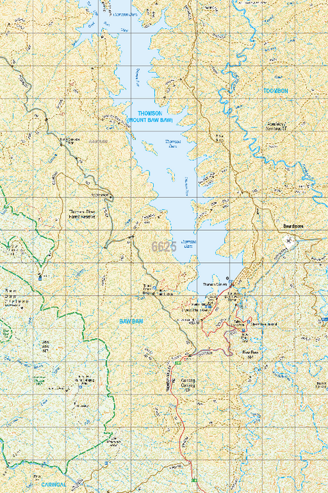 Map 6625 - Spatial Vision's Vicmap Book (South East Edition 8, 2025) - 50K Series Preview 1