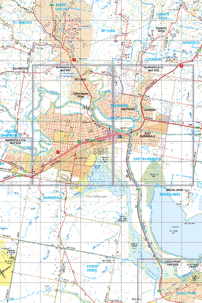 Map 6636 - Spatial Vision's Vicmap Book (South East Edition 8, 2025) - 50K Series Preview 1