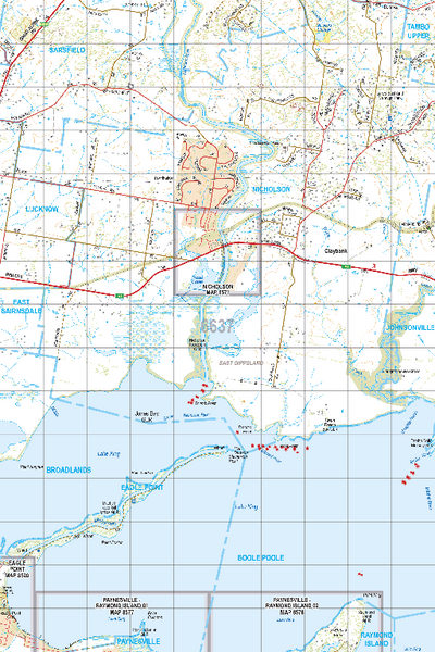 Map 6637 - Spatial Vision's Vicmap Book (South East Edition 8, 2025) - 50K Series Preview 1