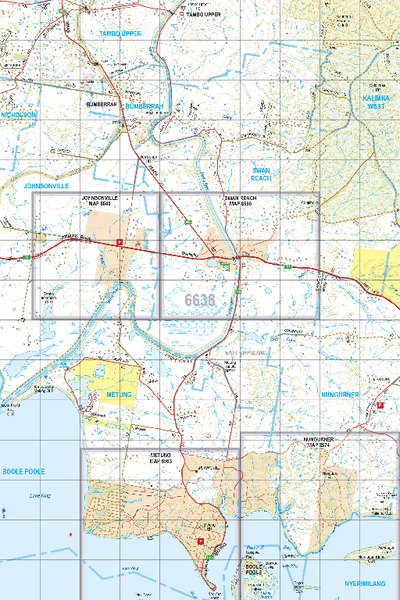 Map 6638 - Spatial Vision's Vicmap Book (South East Edition 8, 2025) - 50K Series Preview 1