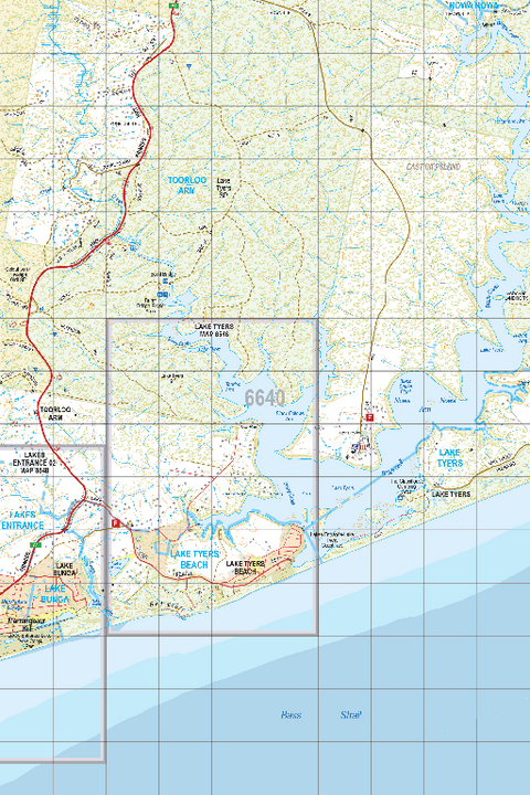 Map 6640 - Spatial Vision's Vicmap Book (South East Edition 8, 2025) - 50K Series Preview 1