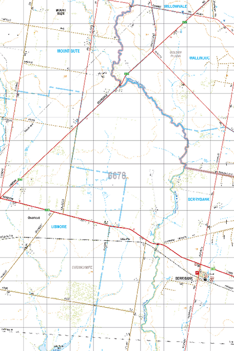 Map 6678 - Spatial Vision's Vicmap Book (South West Edition 8, 2025 Update) - 50K Series Preview 1
