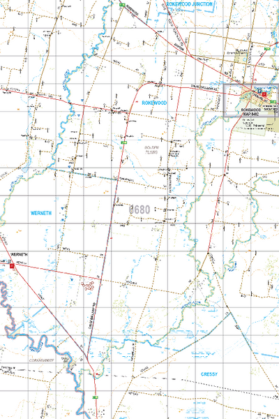 Map 6680 - Spatial Vision's Vicmap Book (South West Edition 8, 2025 Update) - 50K Series Preview 1