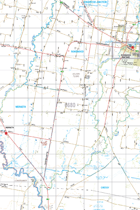 Map 6680 - Spatial Vision's Vicmap Book (South West Edition 8, 2025 Update) - 50K Series Preview 1