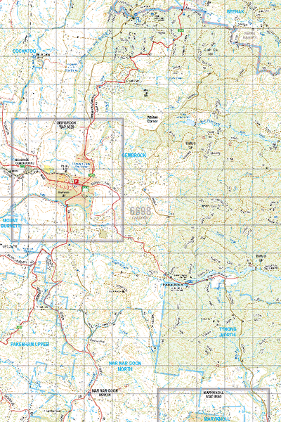 Map 6698 - Spatial Vision's Vicmap Book (South East Edition 8, 2025) - 50K Series Preview 1
