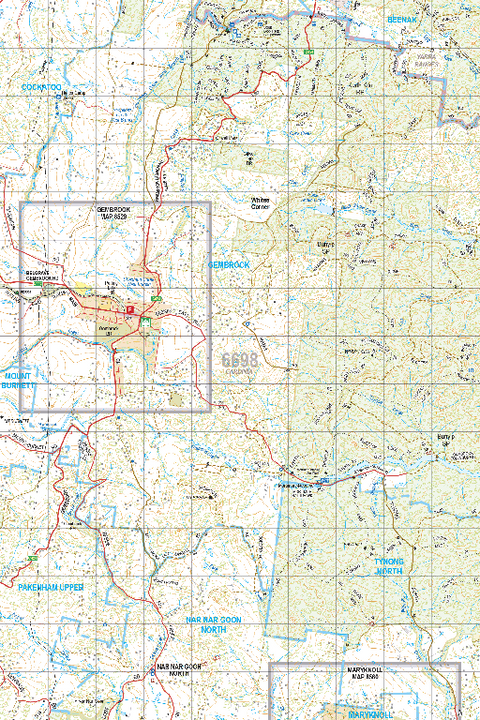 Map 6698 - Spatial Vision's Vicmap Book (South East Edition 8, 2025) - 50K Series Preview 1