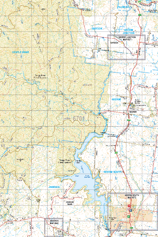 Map 6701 - Spatial Vision's Vicmap Book (South East Edition 8, 2025 ...