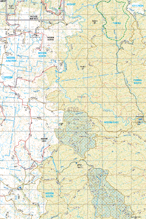 Map 6702 - Spatial Vision's Vicmap Book (South East Edition 8, 2025) - 50K Series Preview 1