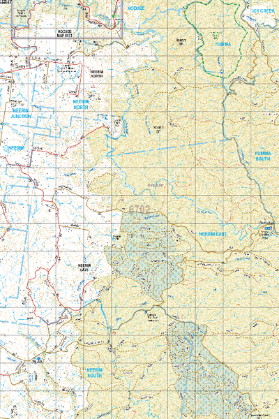 Map 6702 - Spatial Vision's Vicmap Book (South East Edition 8, 2025) - 50K Series Preview 1