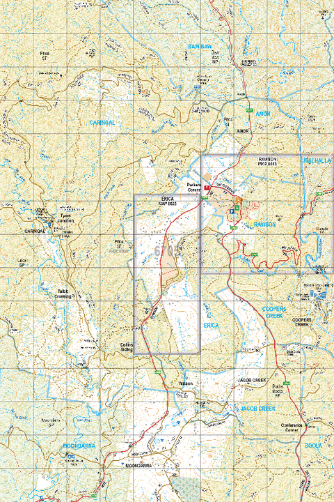Map 6705 - Spatial Vision's Vicmap Book (South East Edition 8, 2025) - 50K Series Preview 1