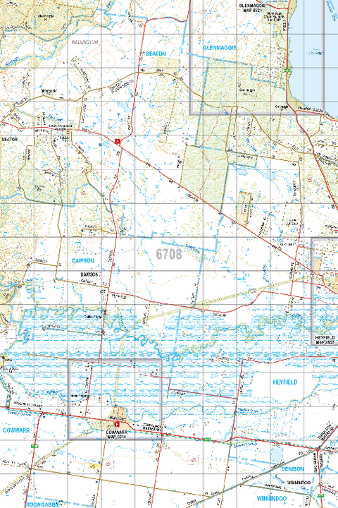 Map 6708 - Spatial Vision's Vicmap Book (South East Edition 8, 2025) - 50K Series Preview 1