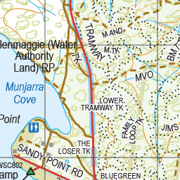 Map 6709 - Spatial Vision's Vicmap Book (South East Edition 8, 2025) - 50K Series Preview 3