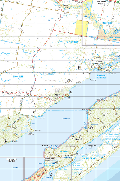 Map 6716 - Spatial Vision's Vicmap Book (South East Edition 8, 2025) - 50K Series Preview 1