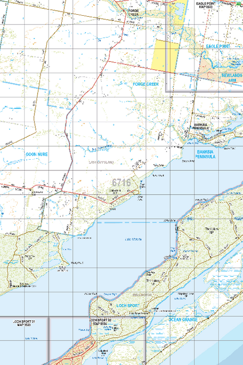 Map 6716 - Spatial Vision's Vicmap Book (South East Edition 8, 2025) - 50K Series Preview 1