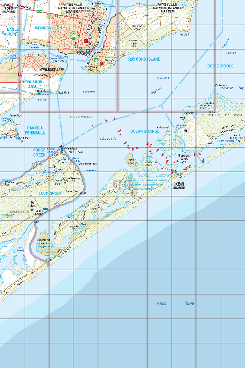 Map 6717 - Spatial Vision's Vicmap Book (South East Edition 8, 2025) - 50K Series Preview 1