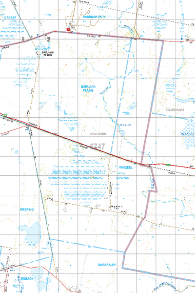 Map 6747 - Spatial Vision's Vicmap Book (South West Edition 8, 2025 Update) - 50K Series Preview 1