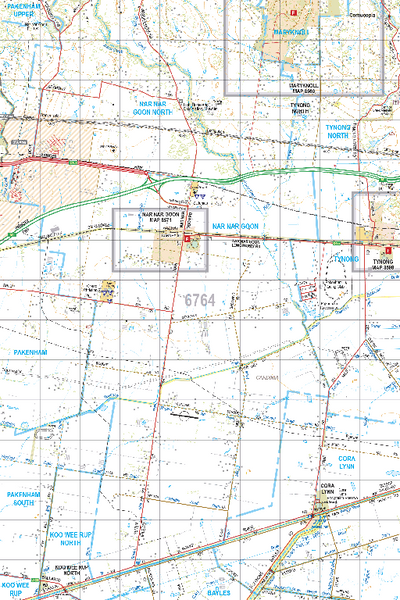 Map 6764 - Spatial Vision's Vicmap Book (South East Edition 8, 2025) - 50K Series Preview 1