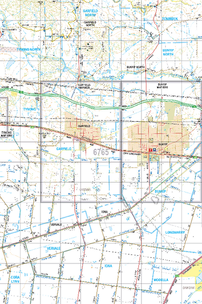 Map 6765 - Spatial Vision's Vicmap Book (South East Edition 8, 2025) - 50K Series Preview 1