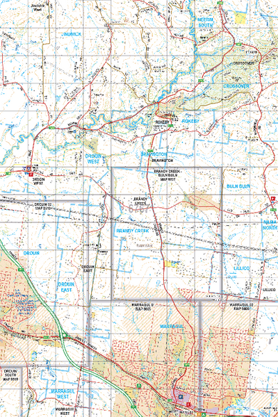 Map 6767 - Spatial Vision's Vicmap Book (South East Edition 8, 2025) - 50K Series Preview 1
