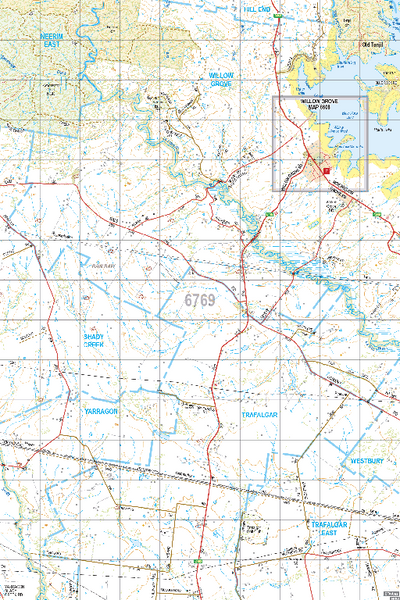 Map 6769 - Spatial Vision's Vicmap Book (South East Edition 8, 2025) - 50K Series Preview 1