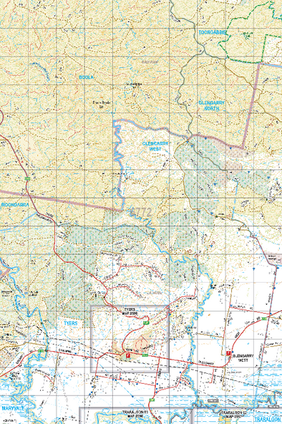 Map 6772 - Spatial Vision's Vicmap Book (South East Edition 8, 2025) - 50K Series Preview 1