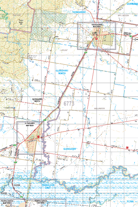 Map 6773 - Spatial Vision's Vicmap Book (South East Edition 8, 2025) - 50K Series Preview 1