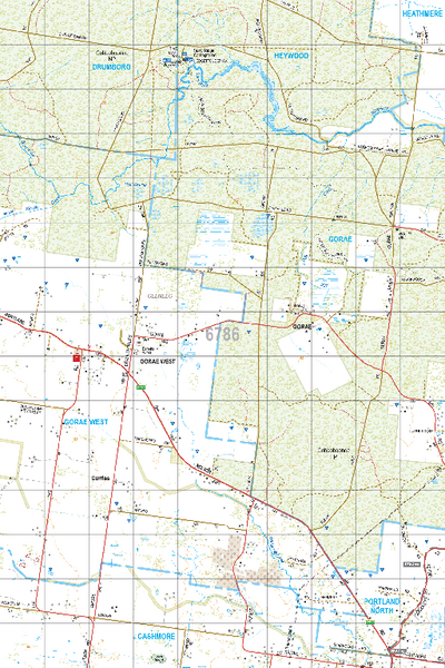 Map 6786 - Spatial Vision's Vicmap Book (South West Edition 8, 2025 Update) - 50K Series Preview 1