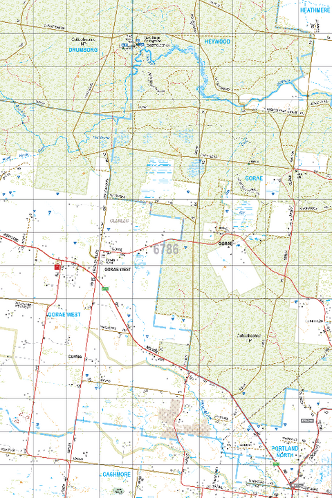 Map 6786 - Spatial Vision's Vicmap Book (South West Edition 8, 2025 Update) - 50K Series Preview 1