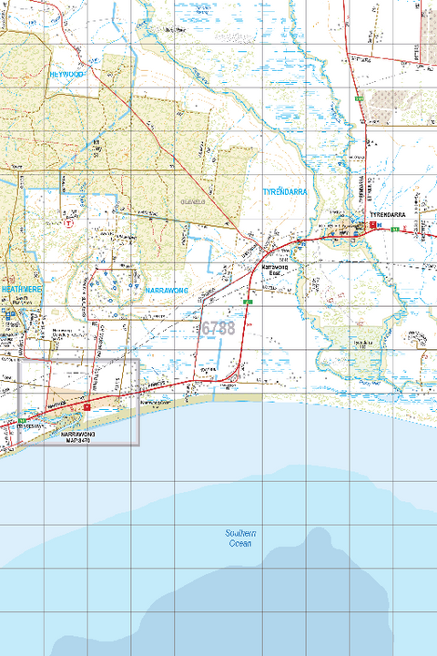 Map 6788 - Spatial Vision's Vicmap Book (South West Edition 8, 2025 Update) - 50K Series Preview 1