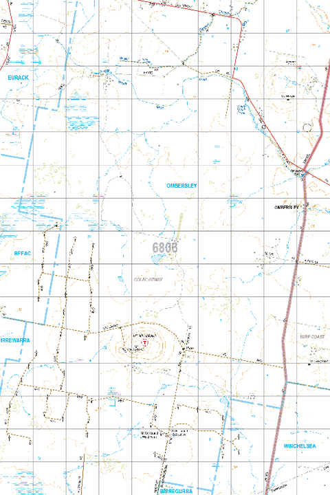 Map 6806 - Spatial Vision's Vicmap Book (South West Edition 8, 2025 Update) - 50K Series Preview 1