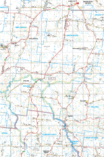 Map 6825 - Spatial Vision's Vicmap Book (South East Edition 8, 2025) - 50K Series Preview 1