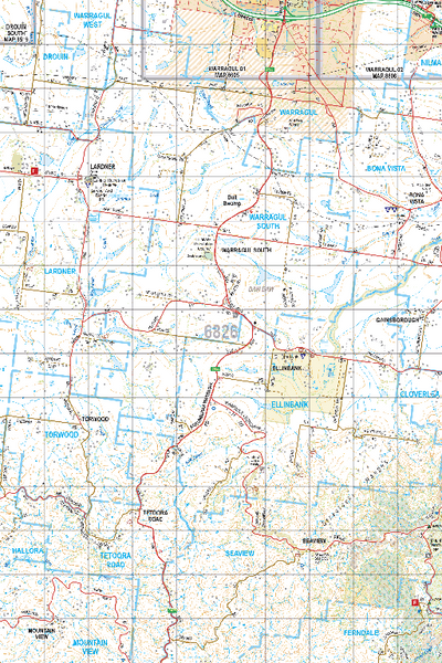 Map 6826 - Spatial Vision's Vicmap Book (South East Edition 8, 2025) - 50K Series Preview 1