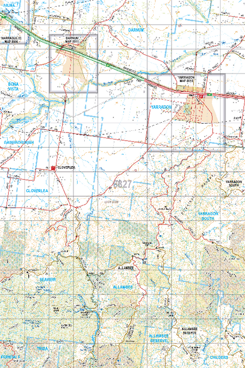 Map 6827 - Spatial Vision's Vicmap Book (South East Edition 8, 2025) - 50K Series Preview 1