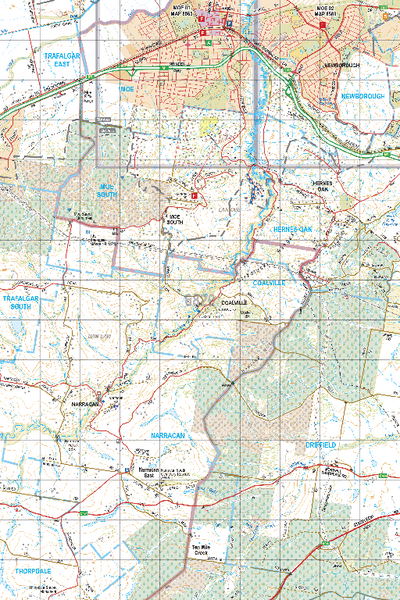 Map 6829 - Spatial Vision's Vicmap Book (South East Edition 8, 2025) - 50K Series Preview 1