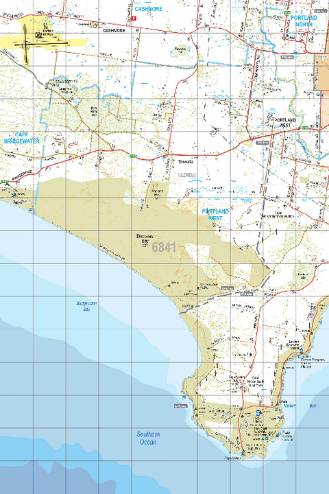 Map 6841 - Spatial Vision's Vicmap Book (South West Edition 8, 2025 Update) - 50K Series Preview 1