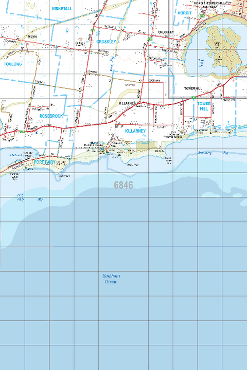 Map 6846 - Spatial Vision's Vicmap Book (South West Edition 8, 2025 Update) - 50K Series Preview 1