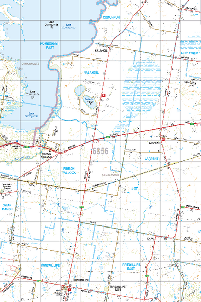 Map 6856 - Spatial Vision's Vicmap Book (South West Edition 8, 2025 Update) - 50K Series Preview 1