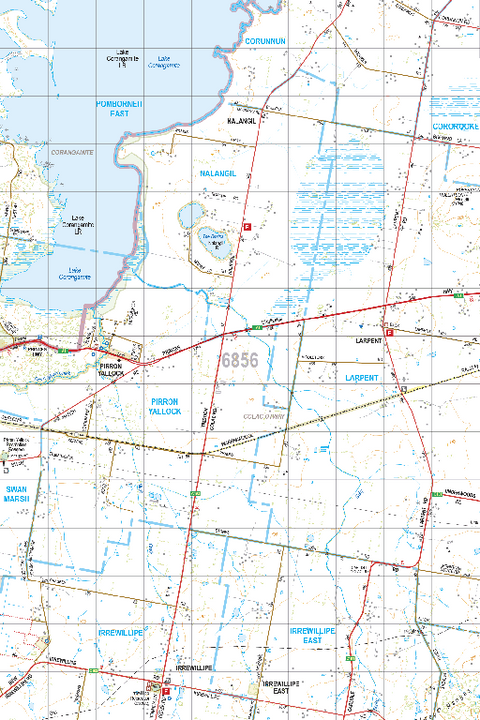 Map 6856 - Spatial Vision's Vicmap Book (South West Edition 8, 2025 Update) - 50K Series Preview 1