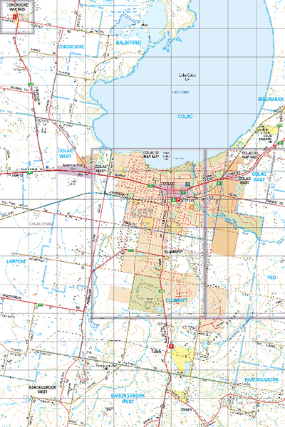 Map 6857 - Spatial Vision's Vicmap Book (South West Edition 8, 2025 Update) - 50K Series Preview 1