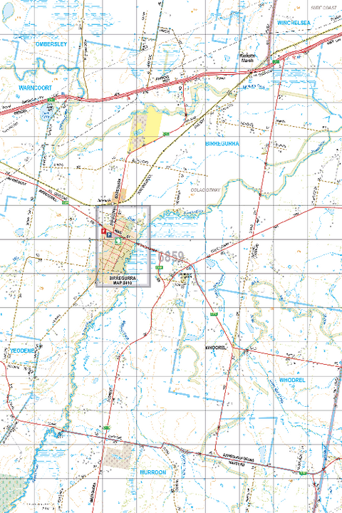 Map 6859 - Spatial Vision's Vicmap Book (South West Edition 8, 2025 Update) - 50K Series Preview 1